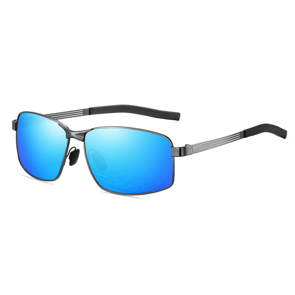 Bulk Order Classic Rectangle Metal Sunglass UV Protection Polarized Driving Shades for Men's Everyday Wear Commuting Sunglasses Wholesale Online