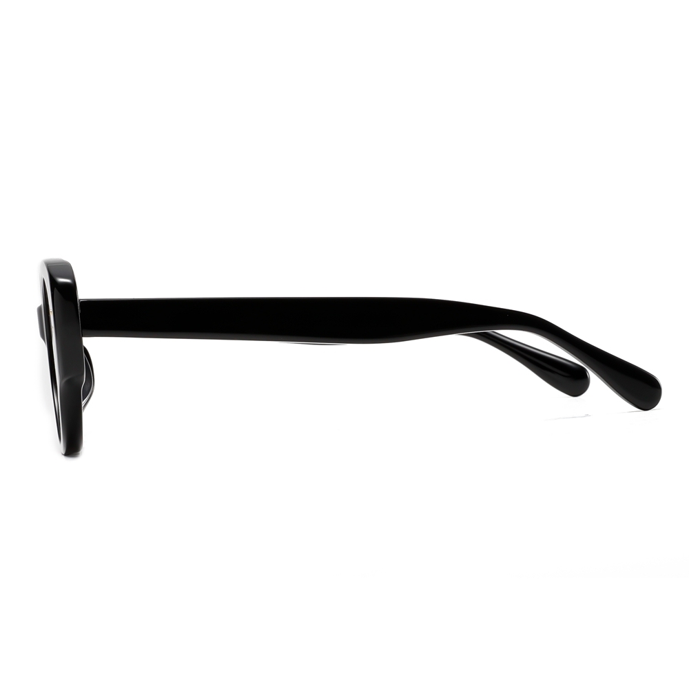 Custom Korean Style Thick Frame Oval Cat Eye Sunglasses with Studs Made of Acetate Eyewear for Women's Subtle Vintage Shades Wholesale Online
