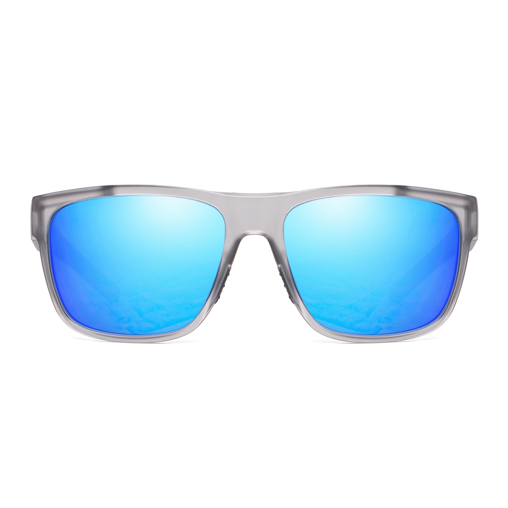 Custom Men's Sporty Wraparound Sunglasses with Rubber Nose Piece & Side Coverage Climbing Glasses for Women Polarized Fishing Shades Bulk Order