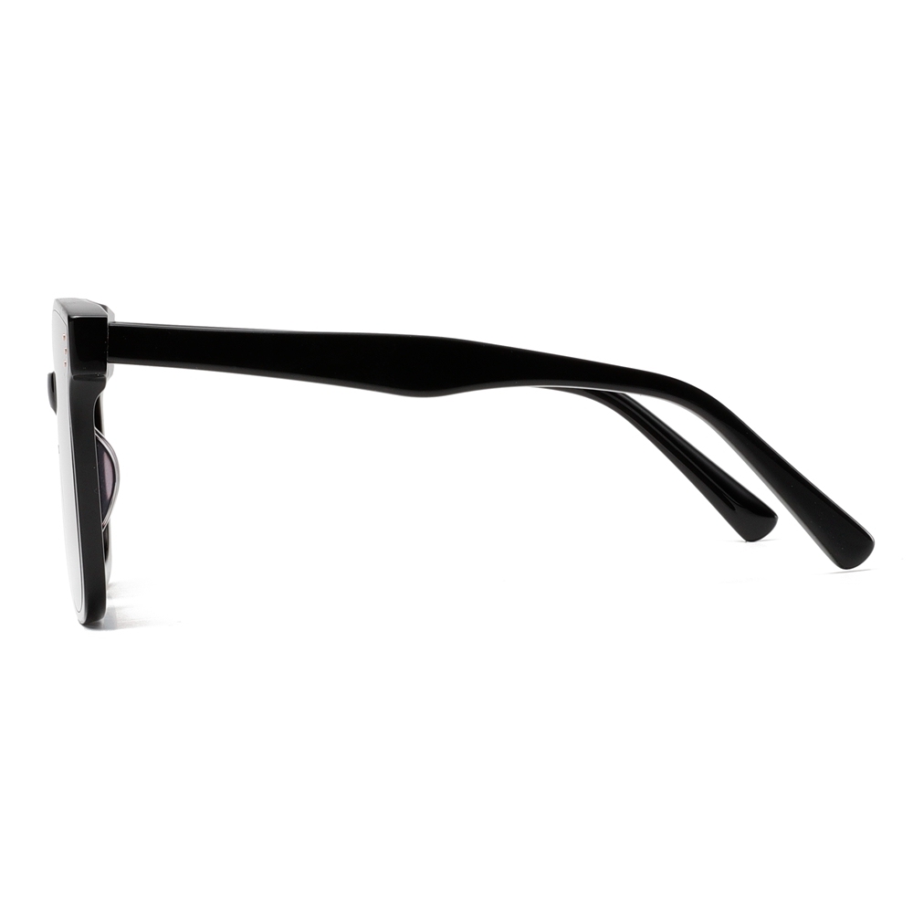 Custom Korean Celebrity Style Sunglasses for Women GM Her Flatba Oversized Square Frame UV Protection Shades with Pins Acetate Eyewear Wholesale