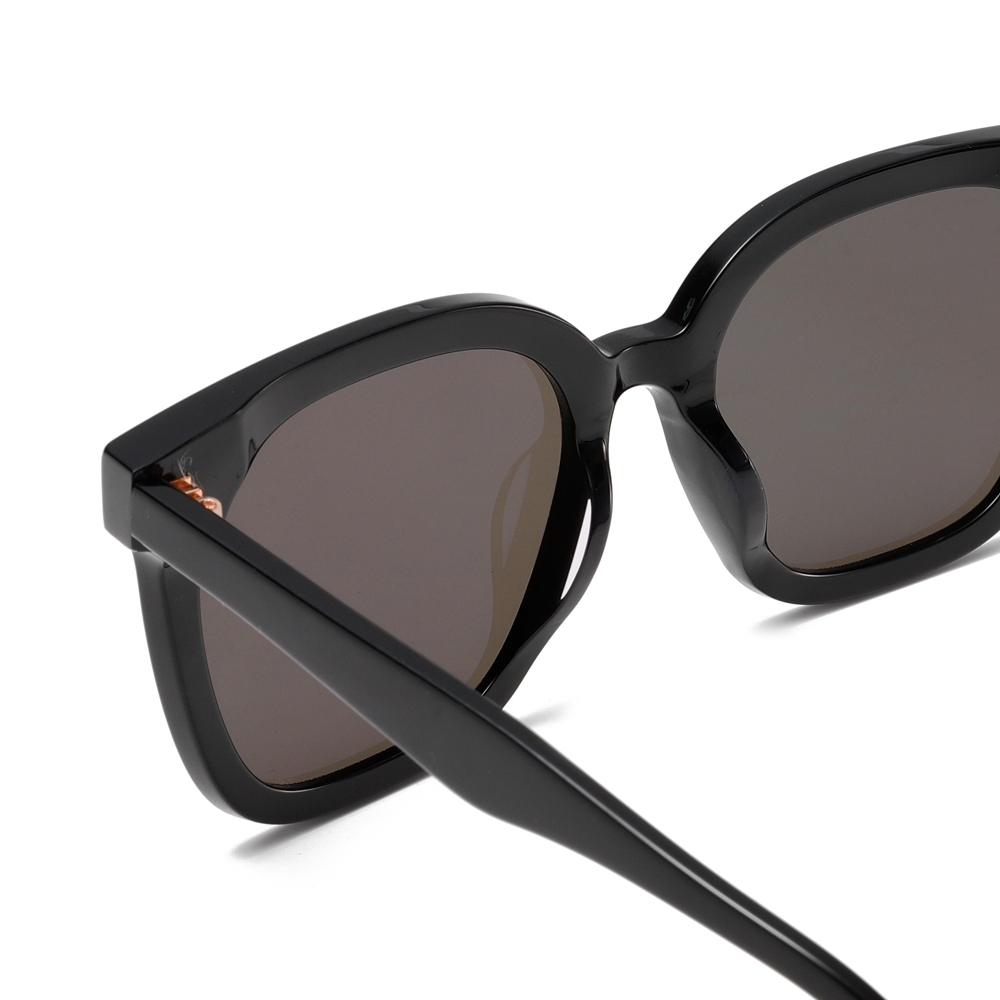 Custom Korean Celebrity Style Sunglasses for Women GM Her Flatba Oversized Square Frame UV Protection Shades with Pins Acetate Eyewear Wholesale