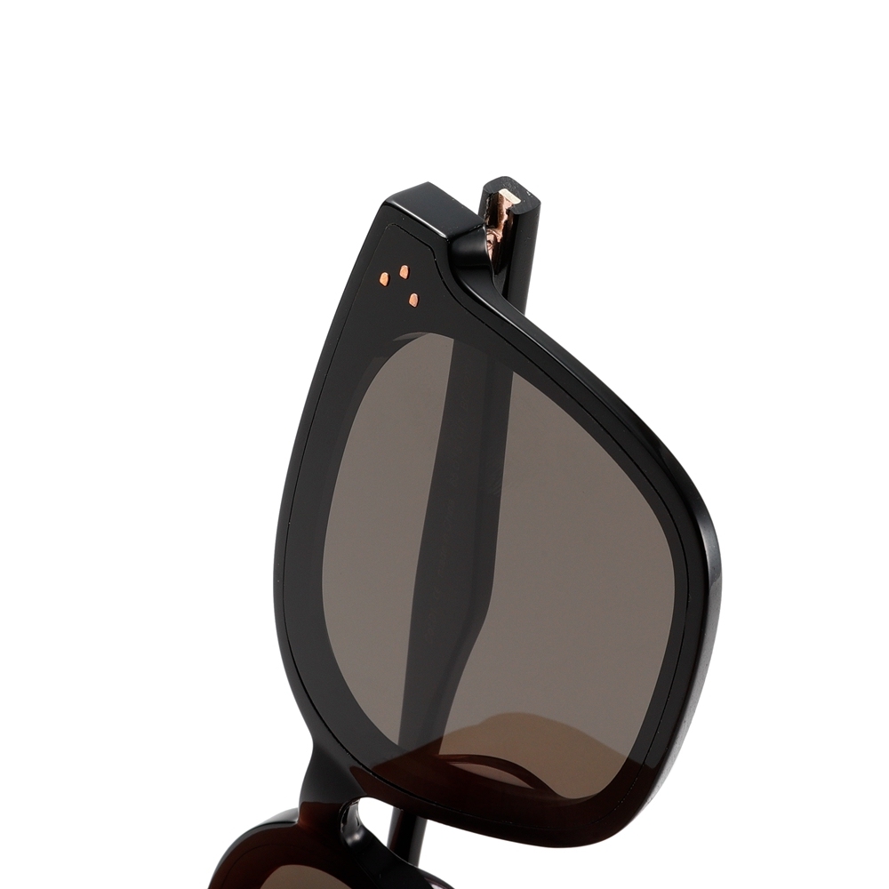 Custom Korean Celebrity Style Sunglasses for Women GM Her Flatba Oversized Square Frame UV Protection Shades with Pins Acetate Eyewear Wholesale