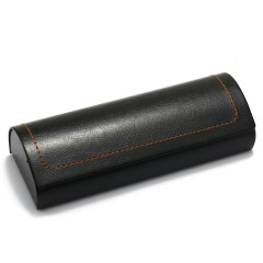 Custom Eyewear Packaging Box with Logo Vintage Handmade Magnetic Faux Leather Eyeglass Case for Reading Glasses Storage Organizer Wholesale