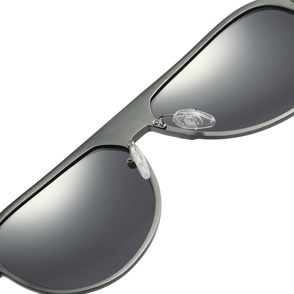 Custom Made Aluminum Modern Pilot Sunglasses for Casual Wear Polarized Everyday Glasses Men's Flat Top Aviator Shades Wholesale China