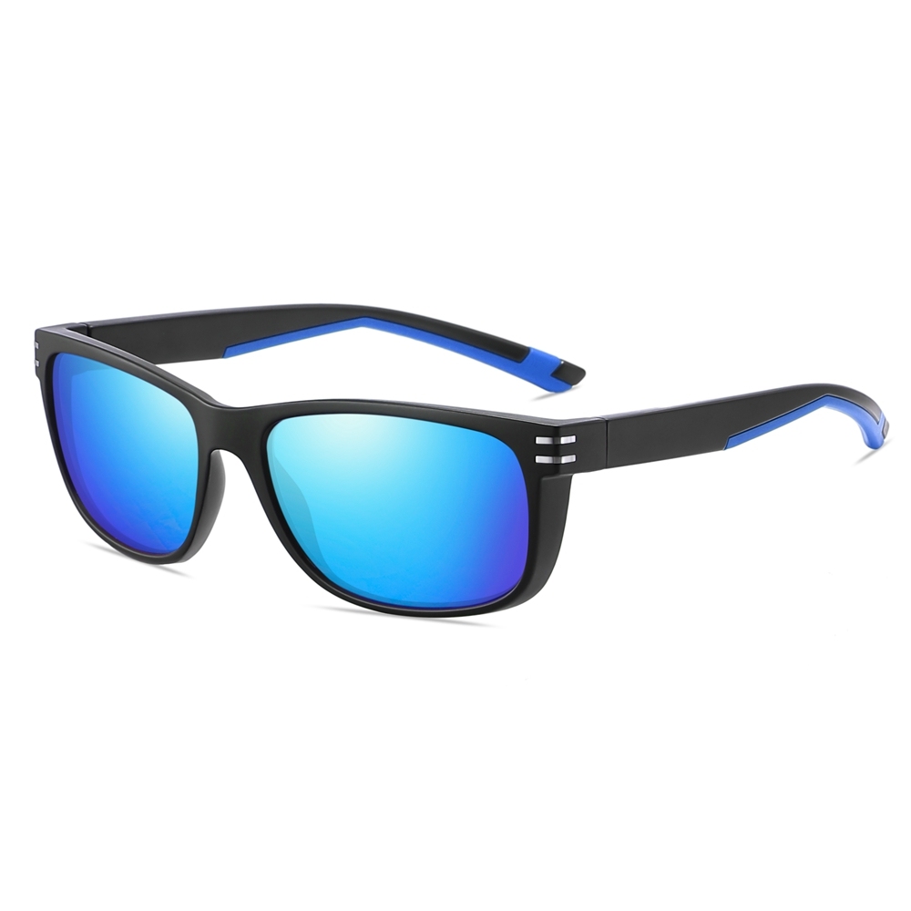 Custom Plastic Sporty Rectangle Sunglasses for Everyday Wear Casual Shades UV Protection Polarized Trekking Glasses Athleisure Eyewear Wholesale