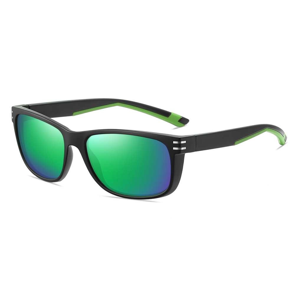 Custom Plastic Sporty Rectangle Sunglasses for Everyday Wear Casual Shades UV Protection Polarized Trekking Glasses Athleisure Eyewear Wholesale