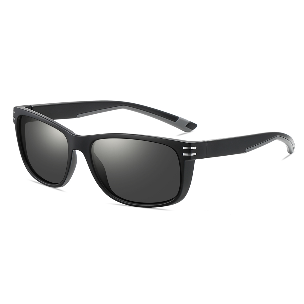 Custom Plastic Sporty Rectangle Sunglasses for Everyday Wear Casual Shades UV Protection Polarized Trekking Glasses Athleisure Eyewear Wholesale