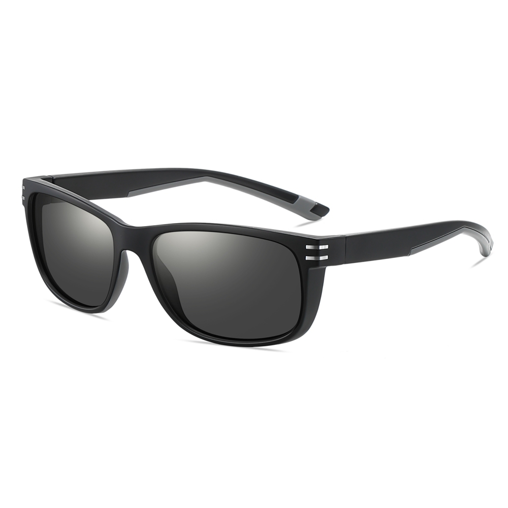 Custom Plastic Sporty Rectangle Sunglasses for Everyday Wear Casual Shades UV Protection Polarized Trekking Glasses Athleisure Eyewear Wholesale