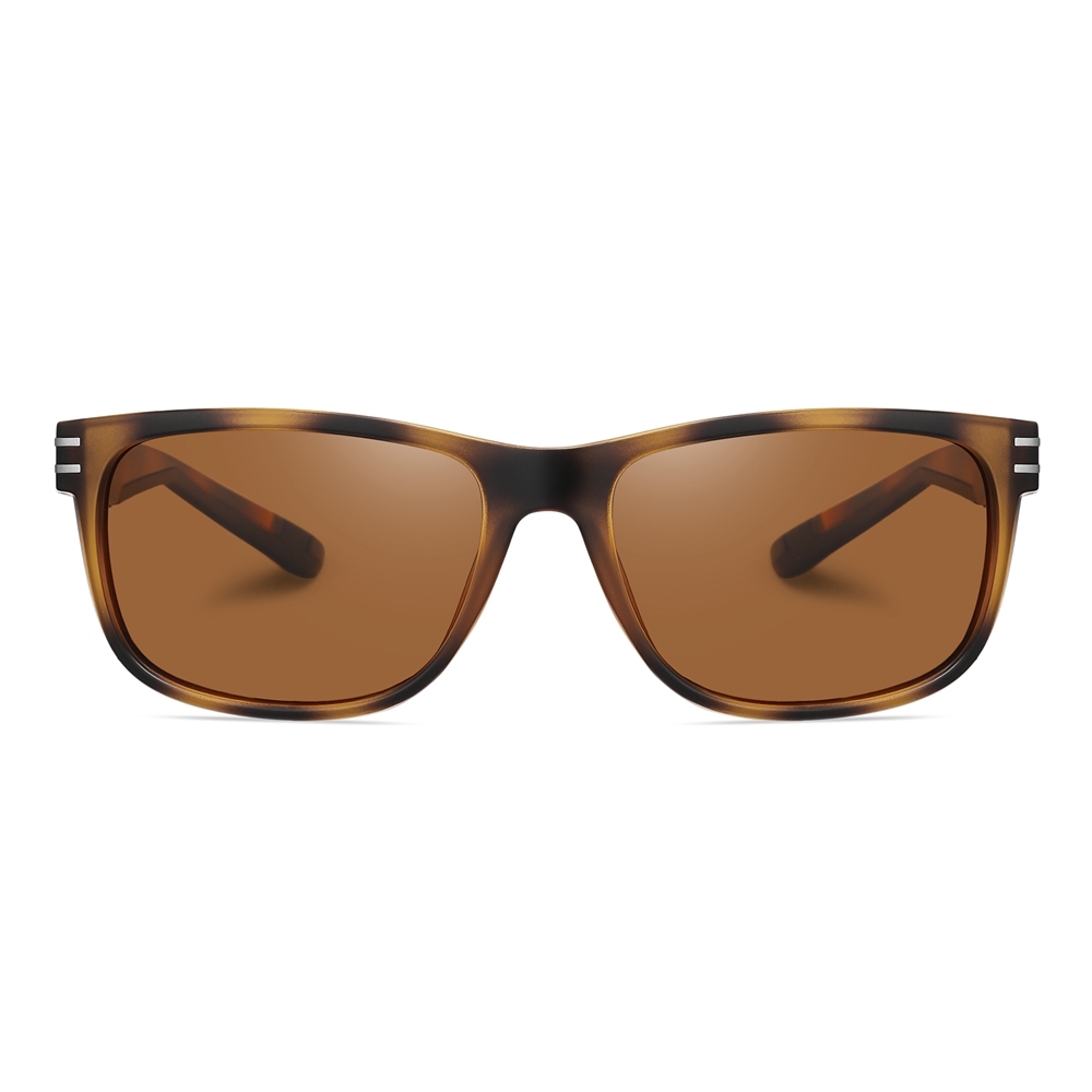 Custom Plastic Sporty Rectangle Sunglasses for Everyday Wear Casual Shades UV Protection Polarized Trekking Glasses Athleisure Eyewear Wholesale