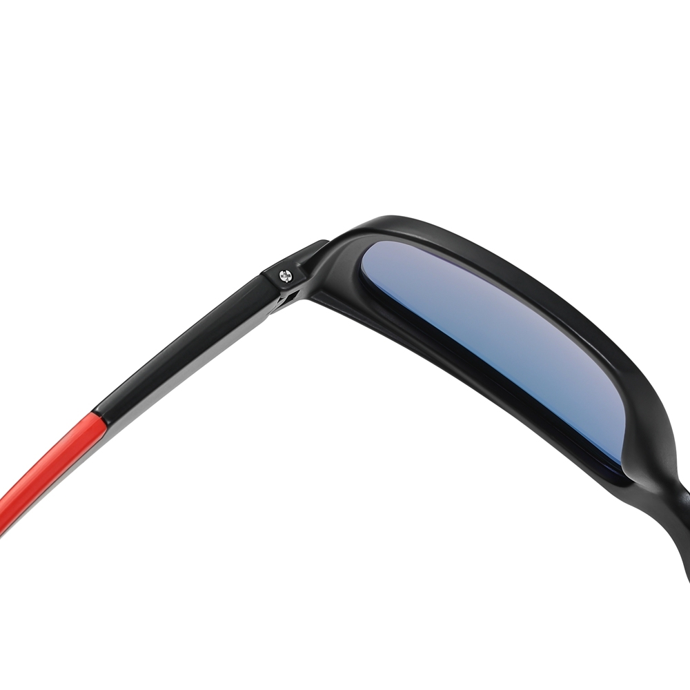 Custom Plastic Sporty Rectangle Sunglasses for Everyday Wear Casual Shades UV Protection Polarized Trekking Glasses Athleisure Eyewear Wholesale