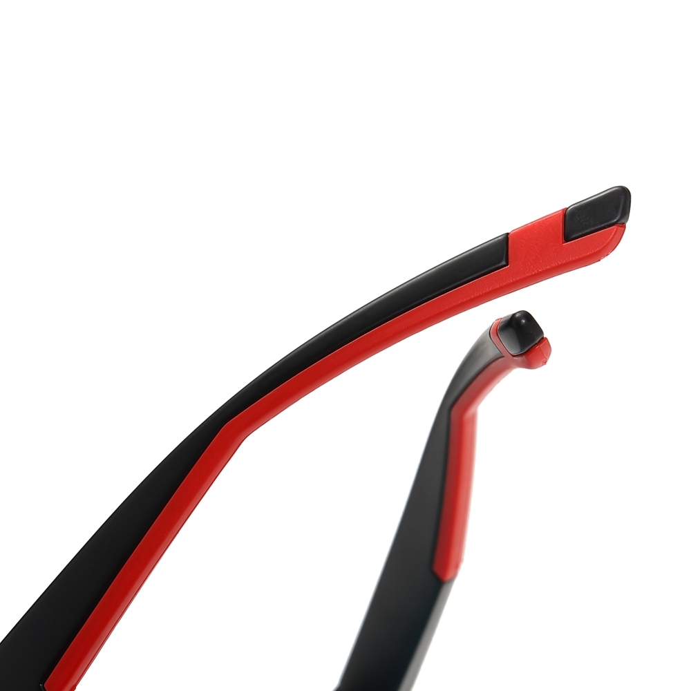 Custom Plastic Sporty Rectangle Sunglasses for Everyday Wear Casual Shades UV Protection Polarized Trekking Glasses Athleisure Eyewear Wholesale