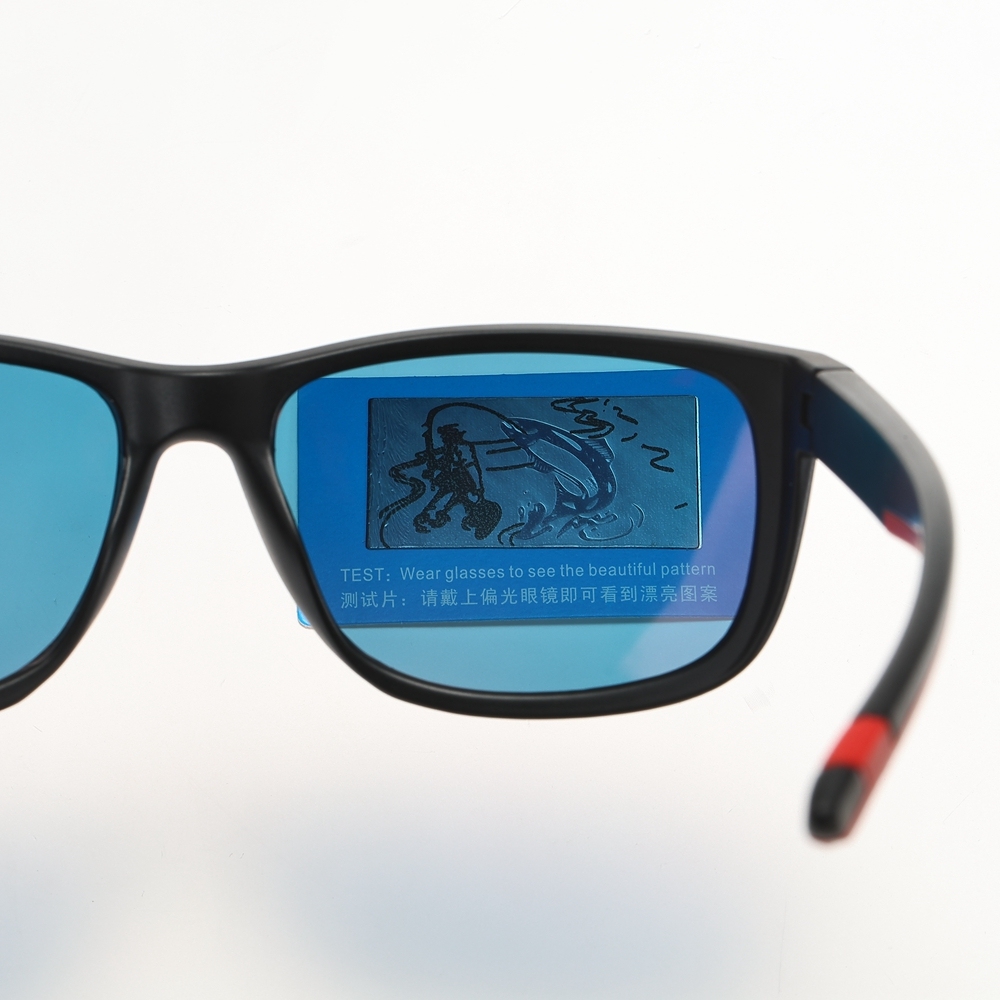 Custom Plastic Sporty Rectangle Sunglasses for Everyday Wear Casual Shades UV Protection Polarized Trekking Glasses Athleisure Eyewear Wholesale