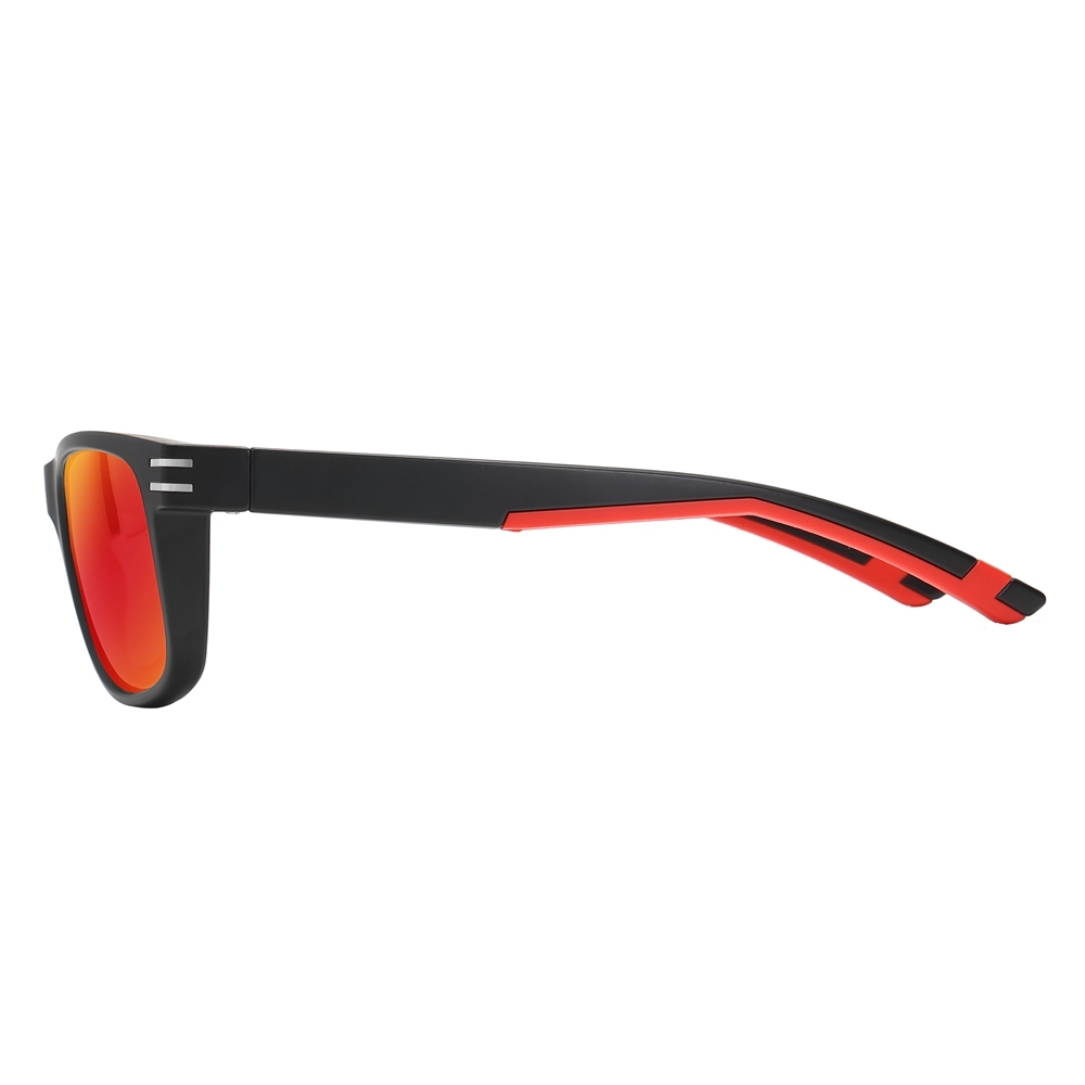 Custom Plastic Sporty Rectangle Sunglasses for Everyday Wear Casual Shades UV Protection Polarized Trekking Glasses Athleisure Eyewear Wholesale