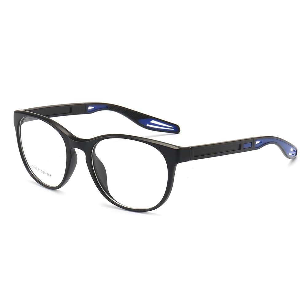 Custom TR90 Plastic Prescription Glasses with Detachable Arms P3 Round Shape Optical Frame for Youth Sports Eyeglasses Wholesale Online
