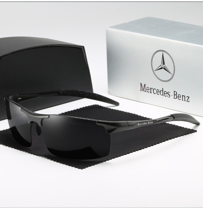 Wholesale Mercedes Benz Aluminum Polarized Driving Glasses for Men Automotive Sports Sunglasses Custom Luxury Car Brand Eyewear with Logo 8177