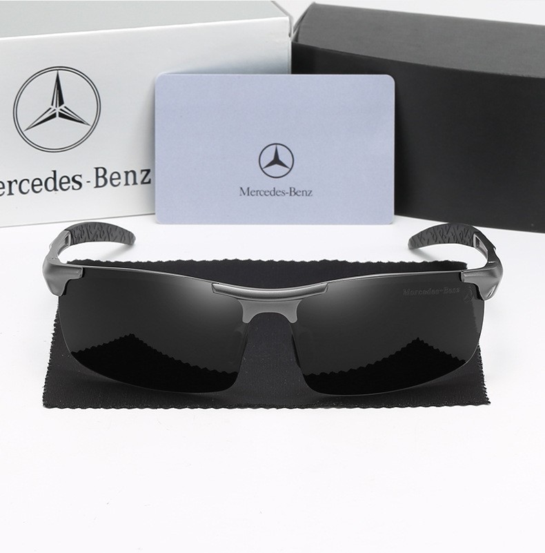 Wholesale Mercedes Benz Aluminum Polarized Driving Glasses for Men Automotive Sports Sunglasses Custom Luxury Car Brand Eyewear with Logo 8177