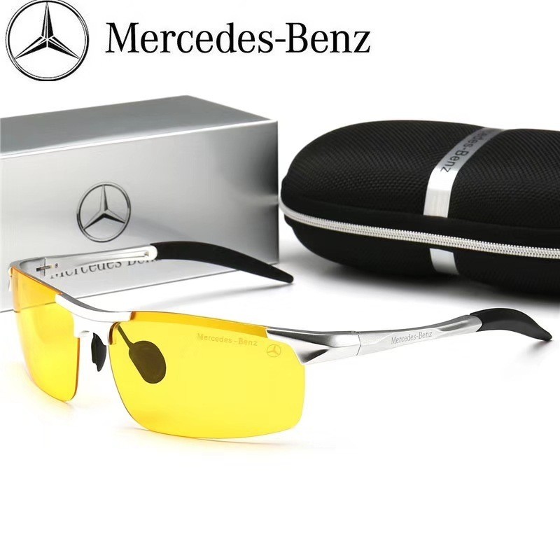 Wholesale Mercedes Benz Aluminum Polarized Driving Glasses for Men Automotive Sports Sunglasses Custom Luxury Car Brand Eyewear with Logo 8177
