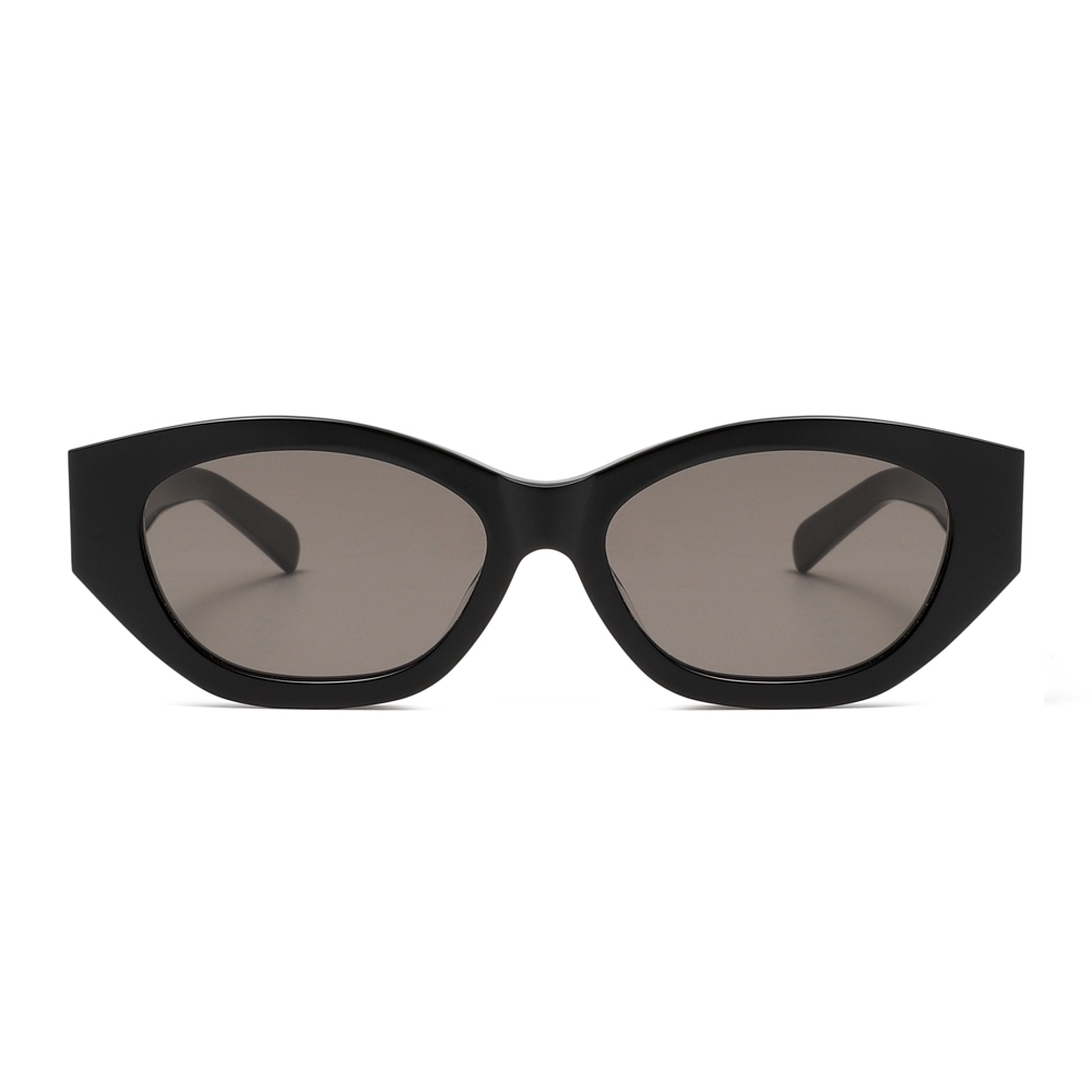 Custom Fashion-forward Winged Cat Eye Sunglasses with Oval Nylon Lenses for Women Acetate Designer Eyewear Wholesale Ladies Branded Shades Online