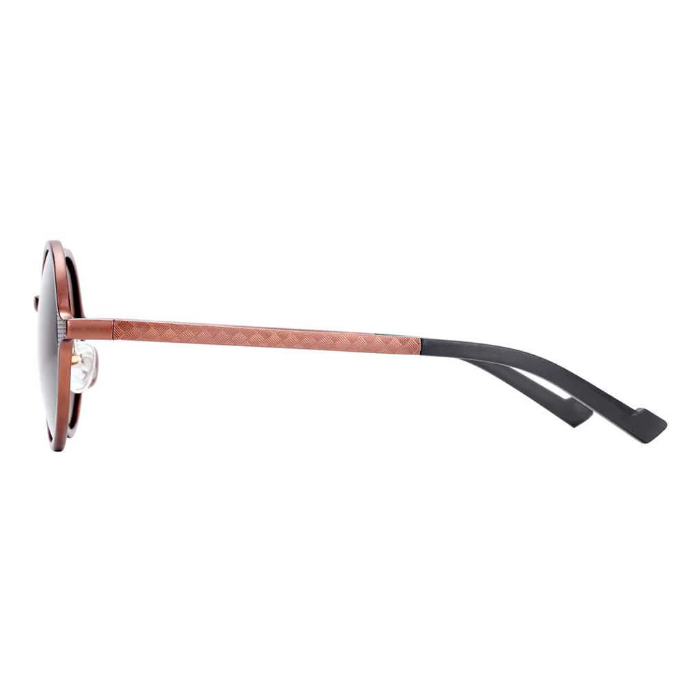 Bulk Wholesale Retro Round Polarized Shades for Men Aluminum Single Bridge Vintage Circle Sunglasses John Lennon Eyewear Manufacturer China