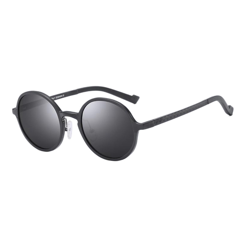 Bulk Wholesale Retro Round Polarized Shades for Men Aluminum Single Bridge Vintage Circle Sunglasses John Lennon Eyewear Manufacturer China