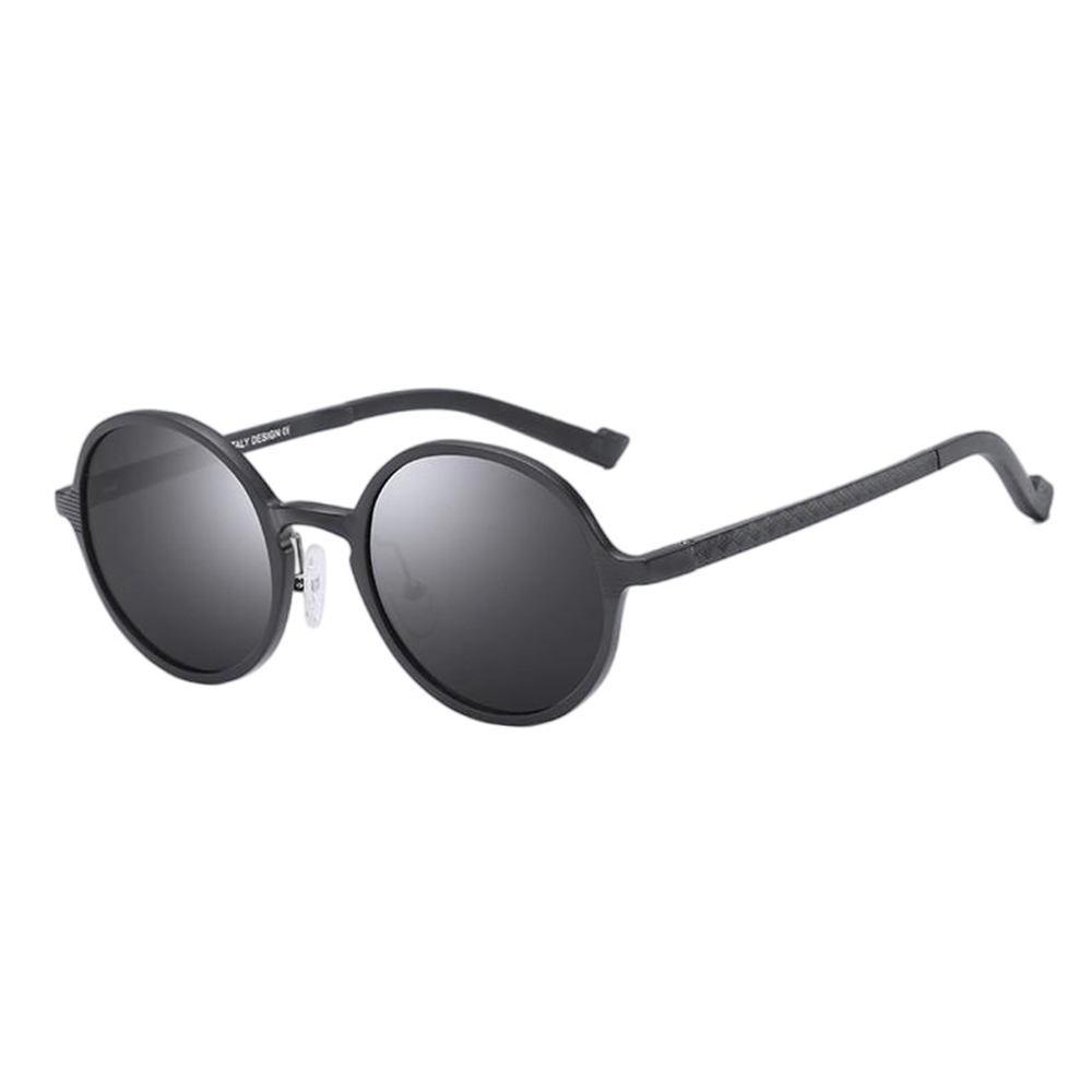 Bulk Wholesale Retro Round Polarized Shades for Men Aluminum Single Bridge Vintage Circle Sunglasses John Lennon Eyewear Manufacturer China