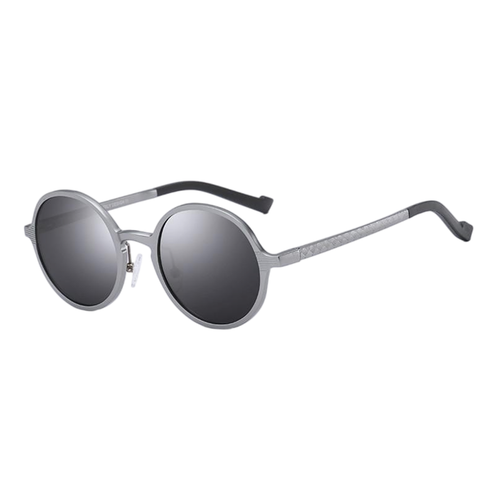 Bulk Wholesale Retro Round Polarized Shades for Men Aluminum Single Bridge Vintage Circle Sunglasses John Lennon Eyewear Manufacturer China