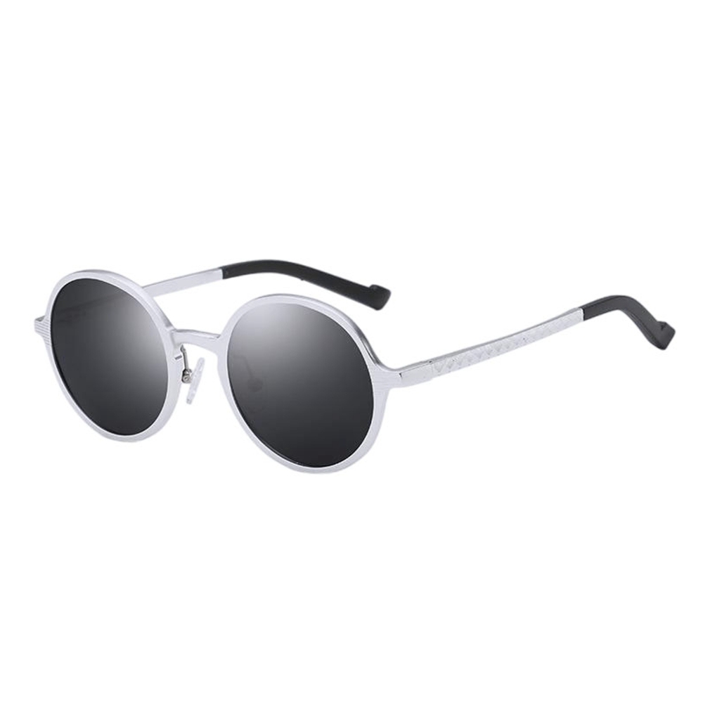 Bulk Wholesale Retro Round Polarized Shades for Men Aluminum Single Bridge Vintage Circle Sunglasses John Lennon Eyewear Manufacturer China