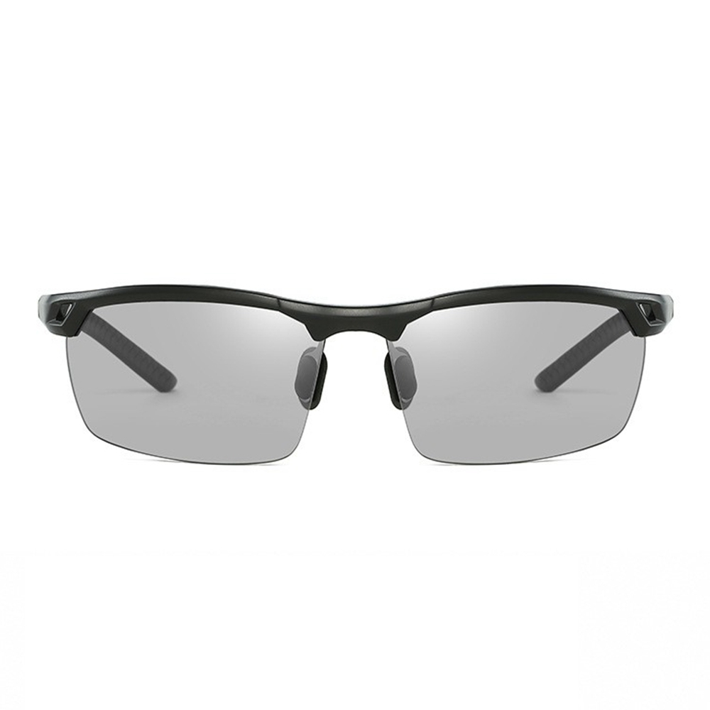 Custom Aluminum Vented Half Frame Sports Polarized Sunglasses for Men's Al-mg Military Tactical Eyewear Army Basic Training Glasses Wholesale