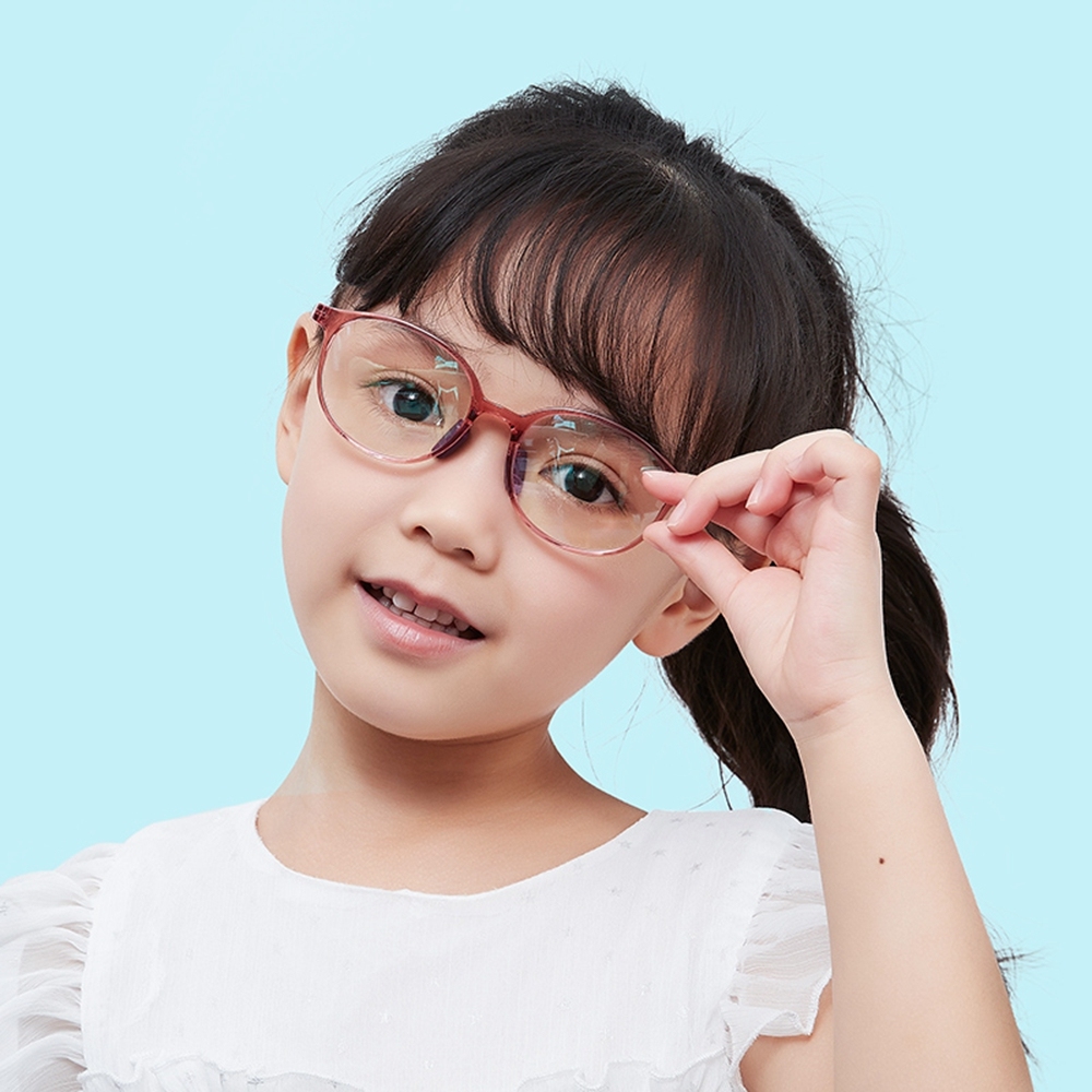 Custom Kids TR90 Oval Optical Frames with Anti-Slip Ear Hooks Blue Light Filter Glasses for Children's Prescription Eyeglasses Wholesale Online