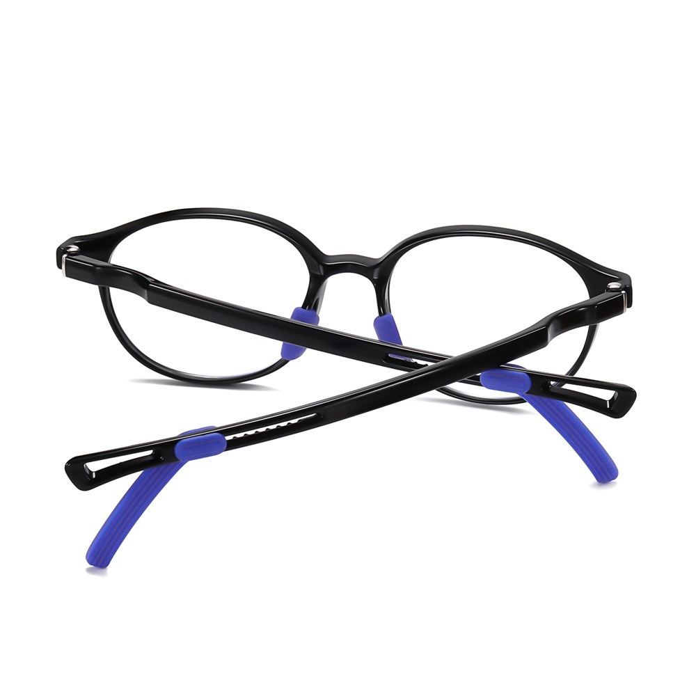 Custom Kids TR90 Oval Optical Frames with Anti-Slip Ear Hooks Blue Light Filter Glasses for Children's Prescription Eyeglasses Wholesale Online