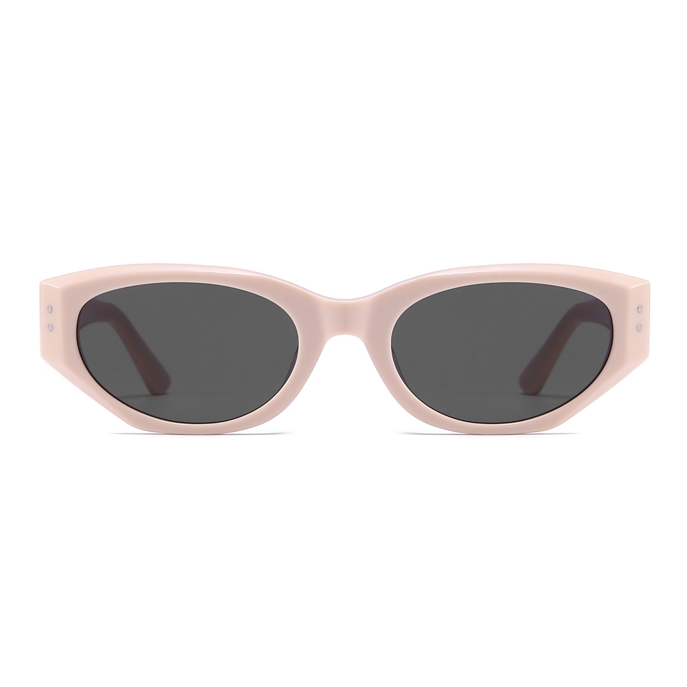 Wholesale Ladies Acetate Cat-eye Shades with Metal Accents & Flat Nylon Lenses GM Rococo Sunglasses for Women Luxury Designer Eyewear Manufacturer