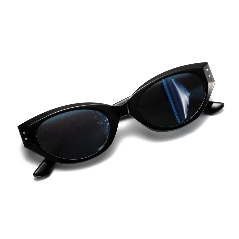 Wholesale Ladies Acetate Cat-eye Shades with Metal Accents & Flat Nylon Lenses GM Rococo Sunglasses for Women Luxury Designer Eyewear Manufacturer