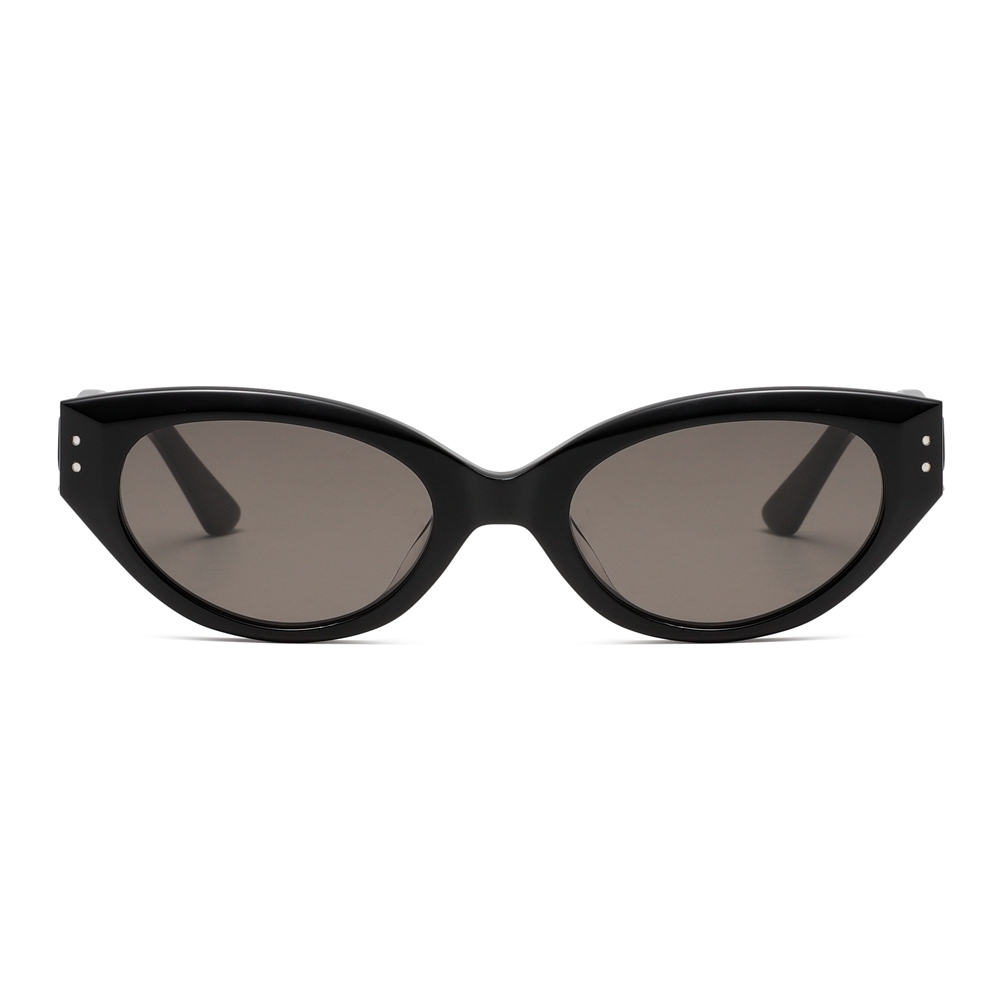 Wholesale Ladies Acetate Cat-eye Shades with Metal Accents & Flat Nylon Lenses GM Rococo Sunglasses for Women Luxury Designer Eyewear Manufacturer