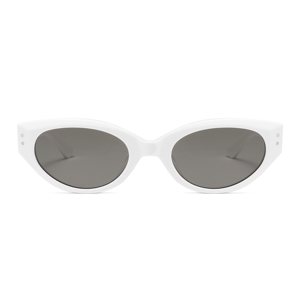 Wholesale Ladies Acetate Cat-eye Shades with Metal Accents & Flat Nylon Lenses GM Rococo Sunglasses for Women Luxury Designer Eyewear Manufacturer