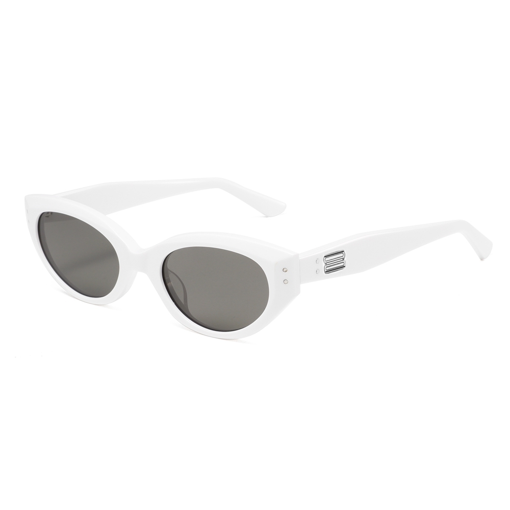 Wholesale Ladies Acetate Cat-eye Shades with Metal Accents & Flat Nylon Lenses GM Rococo Sunglasses for Women Luxury Designer Eyewear Manufacturer