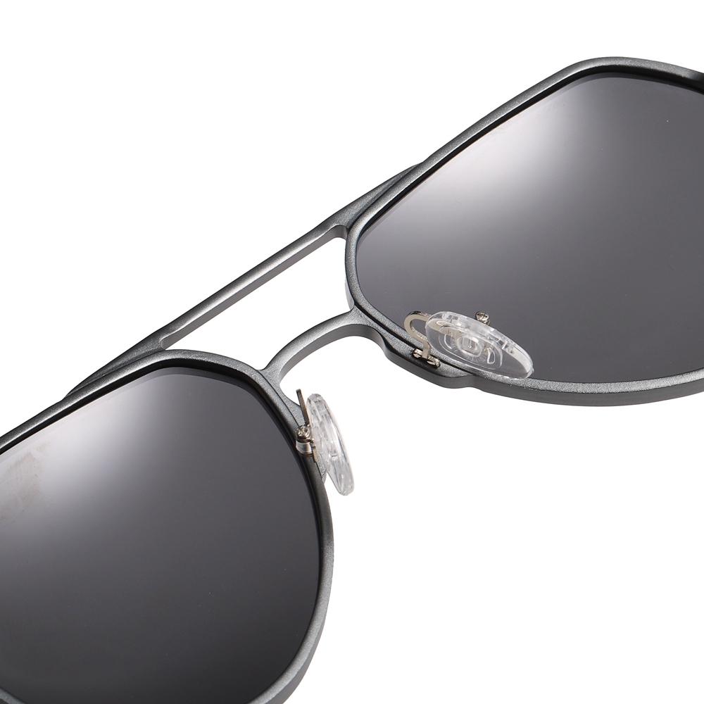 Wholesale Aluminum Oversized Flat Top Aviator Sunglasses for Men's Elegante Eyewear Factory in China Polarized Everyday Glasses Online Order