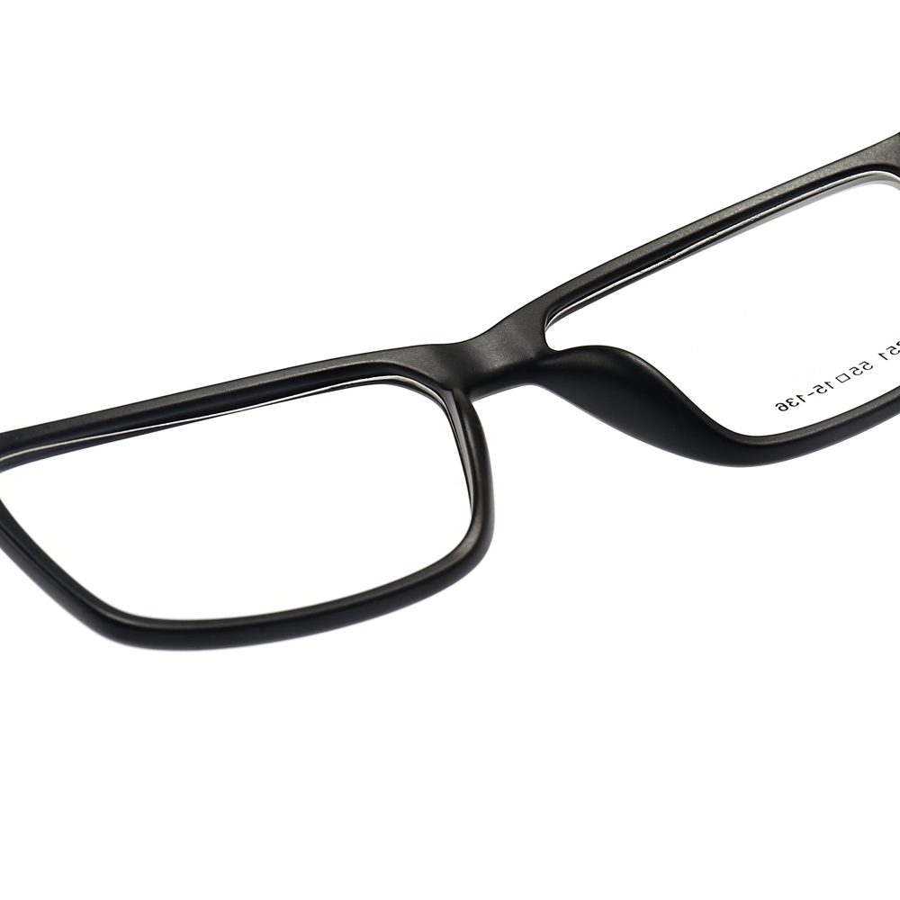 Custom TR90 Rectangle Opitcal Frames with Straight Aluminum Arms RX Sports Glasses for Men's Athletic Prescription Eyewear Wholesale China