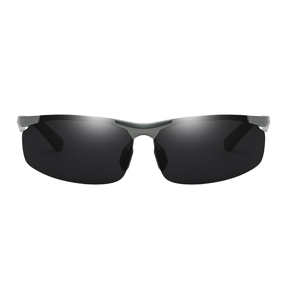 Wholesale Aluminum Sports Polarized Sunglasses for Men Semi-Rimless Cycling Glasses Good Quality Athletic Eyewear Manufacturer China