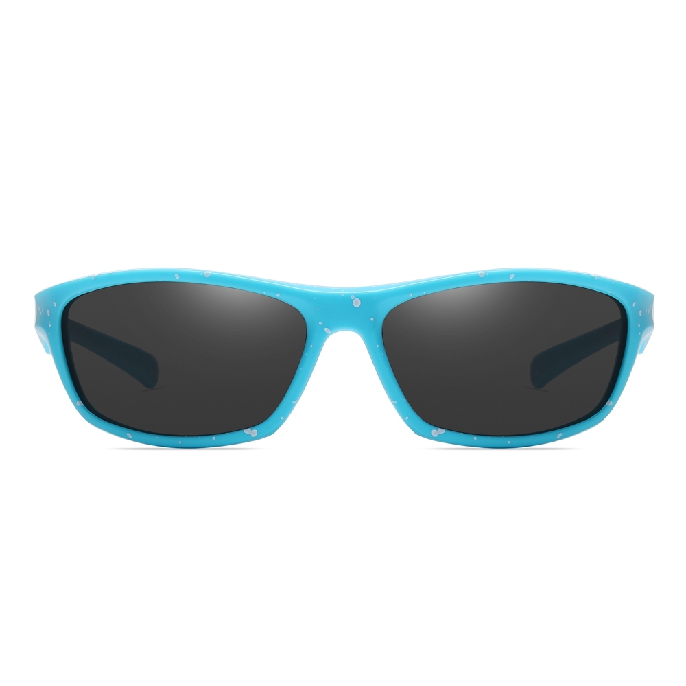 Cheap Custom Plastic Wrap Around Fishing Sunglasses with Logo for Youth Sports Eyewear Factory China Polarized Athletic Glasses Wholesale