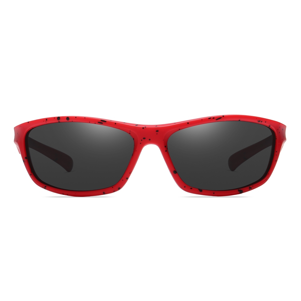 Cheap Custom Plastic Wrap Around Fishing Sunglasses with Logo for Youth Sports Eyewear Factory China Polarized Athletic Glasses Wholesale