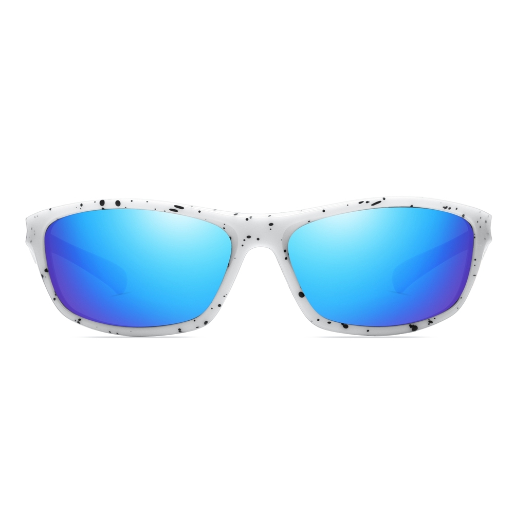 Cheap Custom Plastic Wrap Around Fishing Sunglasses with Logo for Youth Sports Eyewear Factory China Polarized Athletic Glasses Wholesale