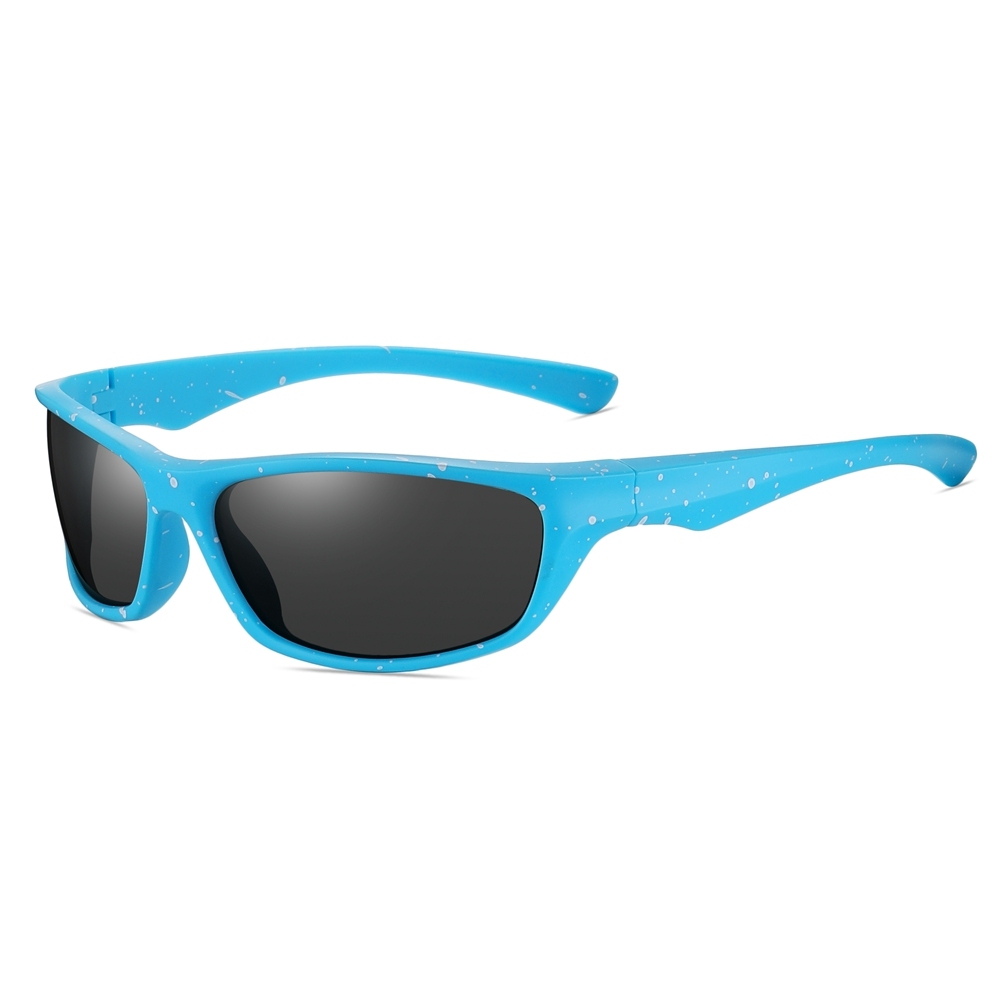 Cheap Custom Plastic Wrap Around Fishing Sunglasses with Logo for Youth Sports Eyewear Factory China Polarized Athletic Glasses Wholesale