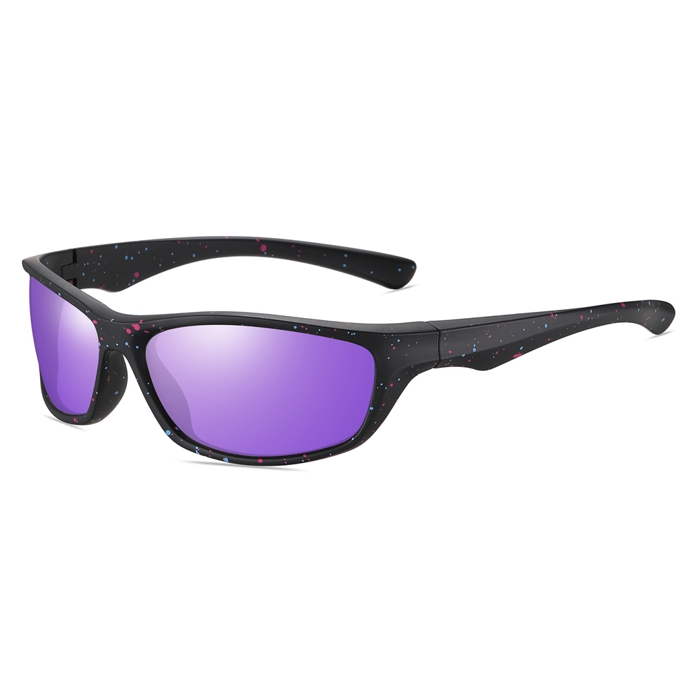 Cheap Custom Plastic Wrap Around Fishing Sunglasses with Logo for Youth Sports Eyewear Factory China Polarized Athletic Glasses Wholesale