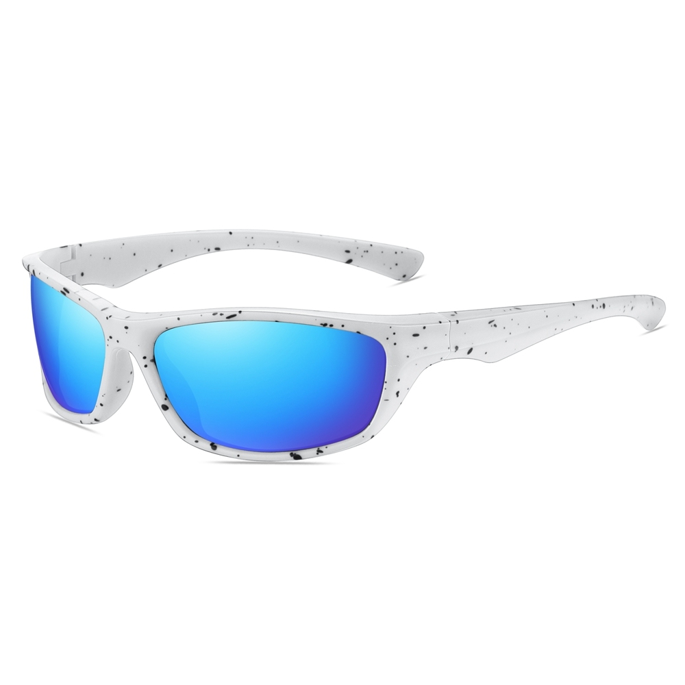 Cheap Custom Plastic Wrap Around Fishing Sunglasses with Logo for Youth Sports Eyewear Factory China Polarized Athletic Glasses Wholesale