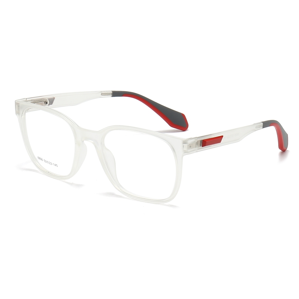 Wholesale TR90 Modern Square Optical Frames with Spring Hinges Men's Casual Prescription Eyeglasses for Everyday Use Glasses Manufacturer China