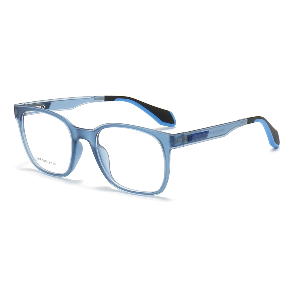 Wholesale TR90 Modern Square Optical Frames with Spring Hinges Men's Casual Prescription Eyeglasses for Everyday Use Glasses Manufacturer China