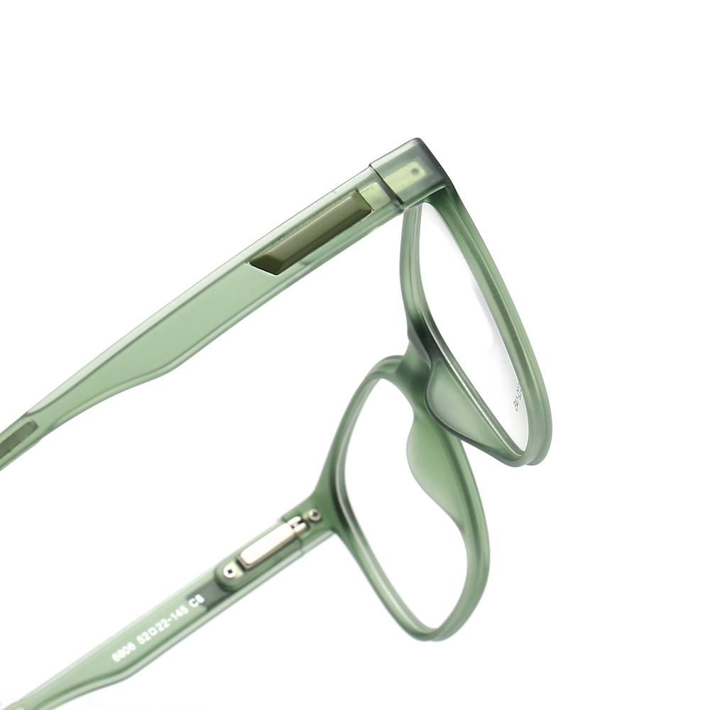 Wholesale TR90 Modern Square Optical Frames with Spring Hinges Men's Casual Prescription Eyeglasses for Everyday Use Glasses Manufacturer China