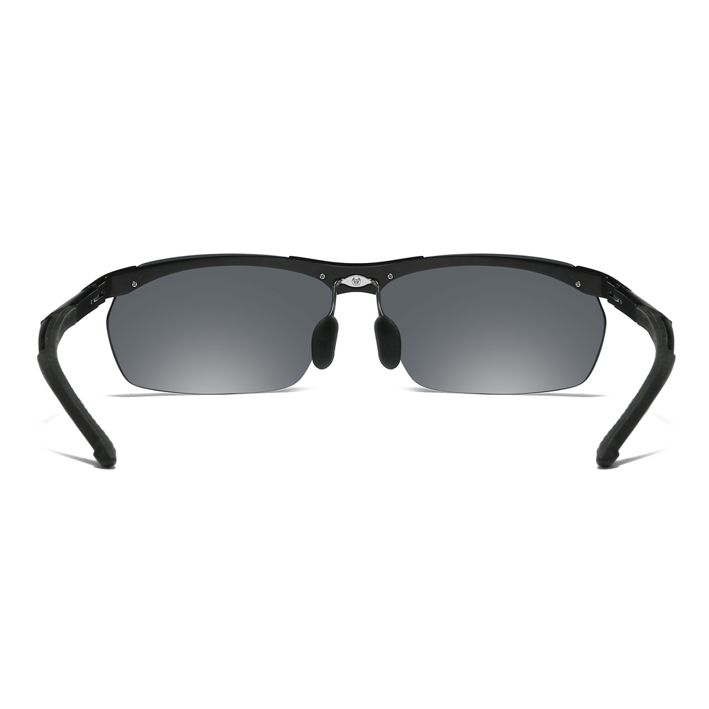 Wholesale Aluminum Semi-rimless Sunglasses UV Protection Polarized Basic Training Glasses for Men's Outdoor Sports Eyewear Manufacturer China