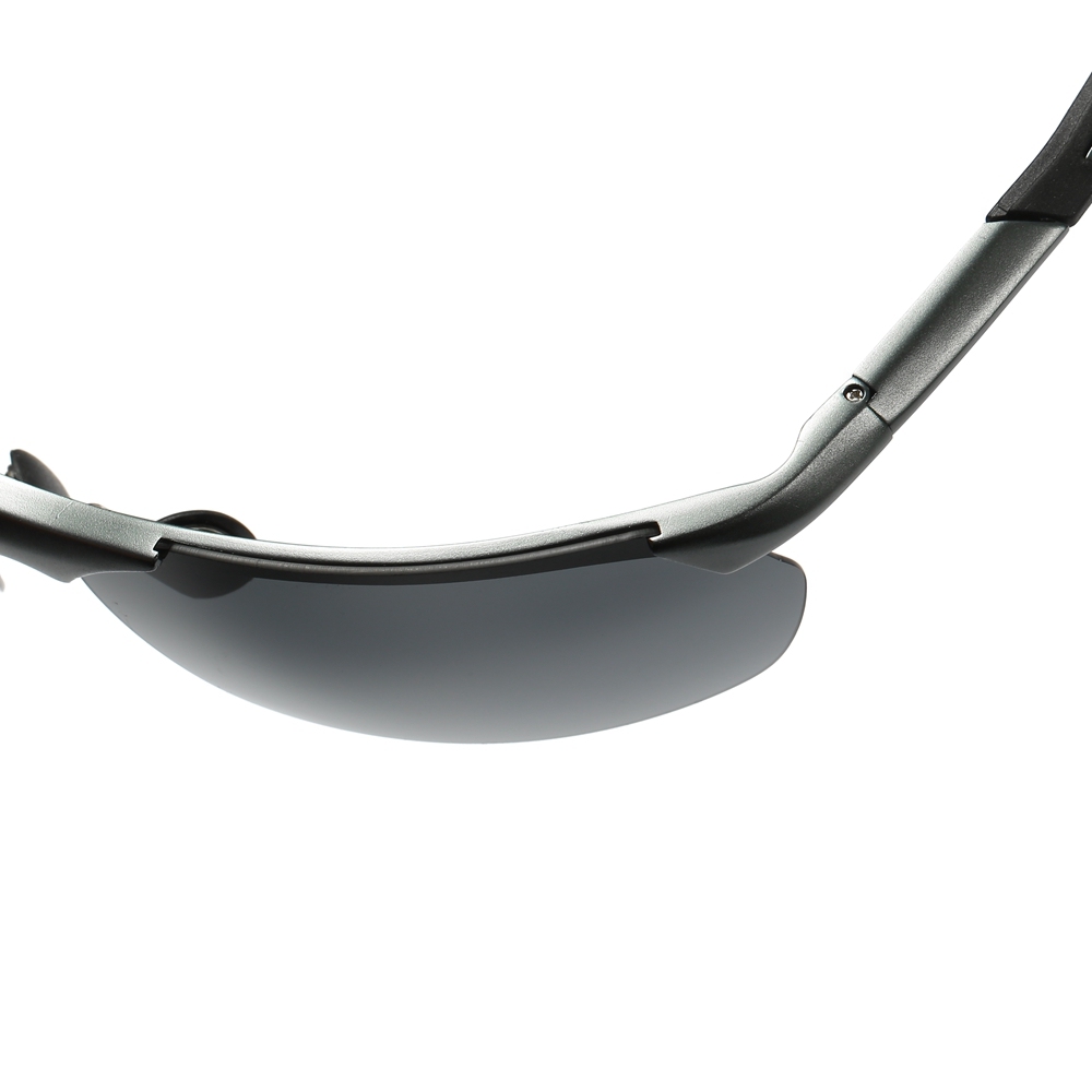 Wholesale Aluminum Semi-rimless Sunglasses UV Protection Polarized Basic Training Glasses for Men's Outdoor Sports Eyewear Manufacturer China