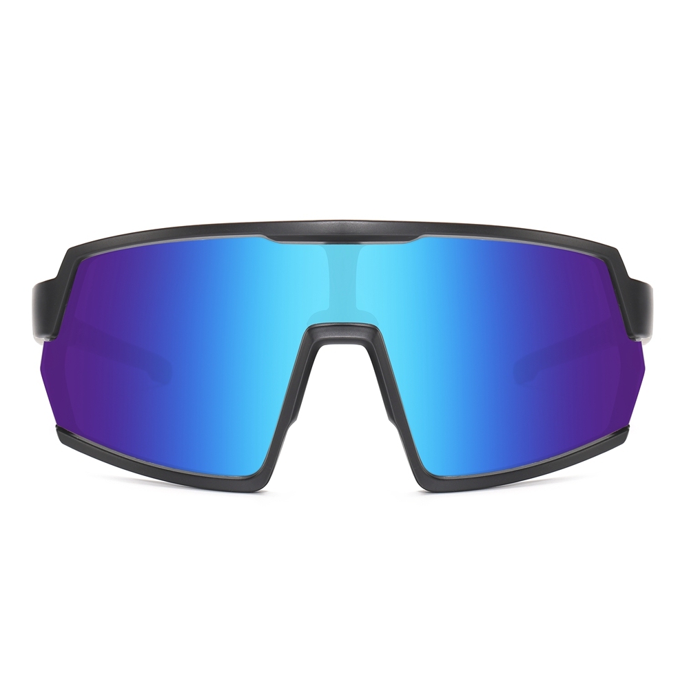 Custom Men's Wrap Around Bike Sunglasses with Prescription Inserts Polarized Cycling Glasses for Women Sport Performance Eyewear Wholesale China